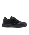 Pinko Mandy Sneakers With Crystals And Studs In Black