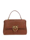 Pinko Lady Love Bag Puff Bag In 褐色