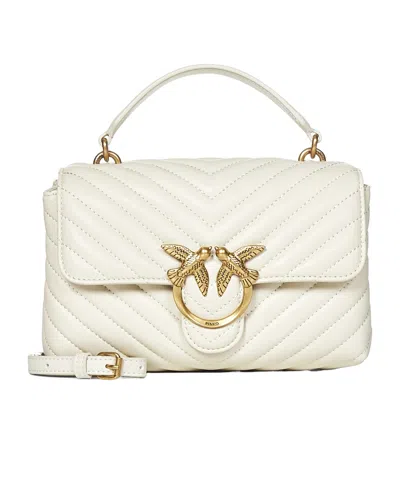 Pinko Lady Love Tote Bag In White