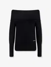 Pinko Lampedusa Wool Sweater In Black