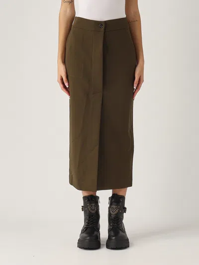 Pinko Lanterna Skirt In Verde