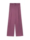 Pinko Belt-loop Casual Pants In Vino Duva