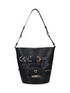 Pinko Large Bucket Bag With Straps In Black  