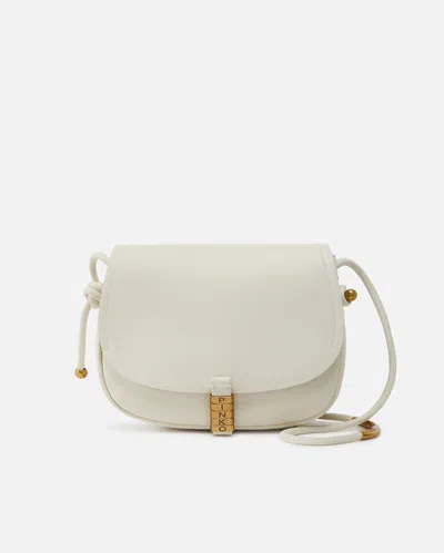 PINKO LARGE LEATHER CROSSBODY BAG WITH KNOTS