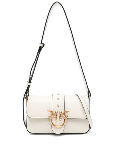 Pinko Large Love Bag Crossbody Bag In Nude