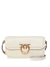 Pinko Large Love Birds Cross Body Bag In Neutral