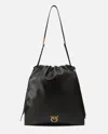 Pinko Large Soft Square Leather Bag