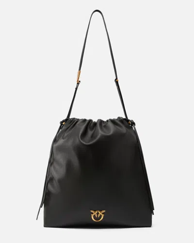 Pinko Large Soft Square Leather Bag