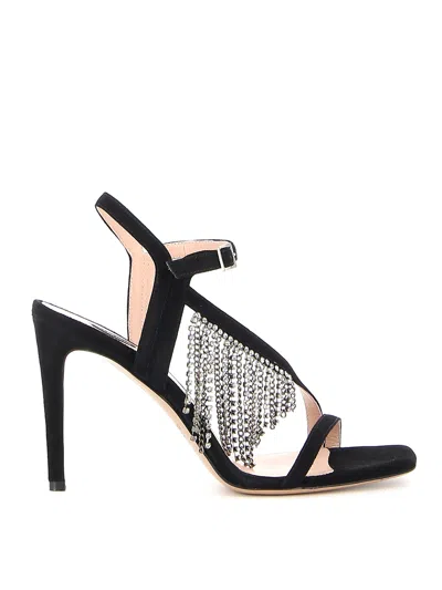 Pinko Laurence Sandals In Black