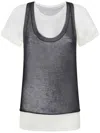 Pinko T-shirt Avec Débardeur Assorti