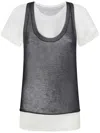 Pinko T-shirt Avec Débardeur Assorti In ホワイト