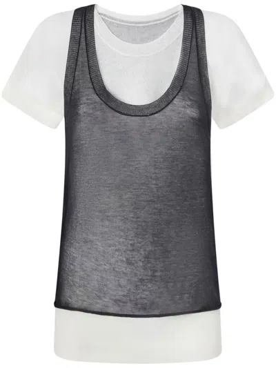 PINKO LAYERED T-SHIRT