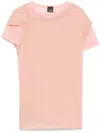 Pinko Layered T-shirt In Pink