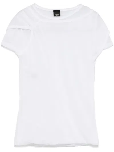 Pinko Layered T-shirt In White