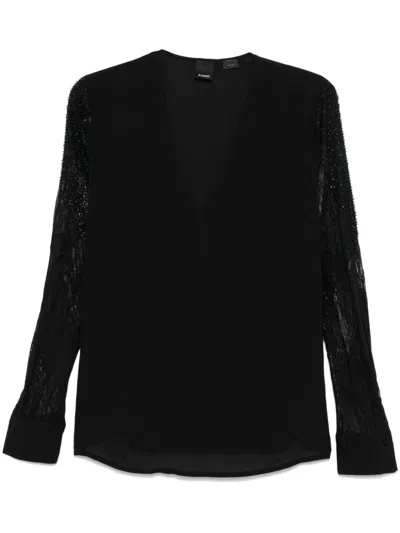 Pinko Le Mans Blouse In Black