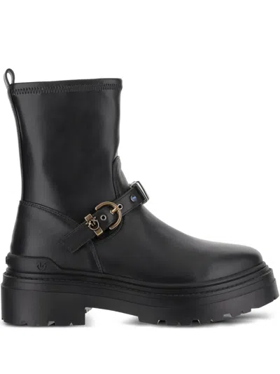 PINKO LEATHER ANKLE BOOTS