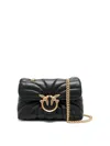 Pinko Mini Love Puff Crossbody Bag In Black