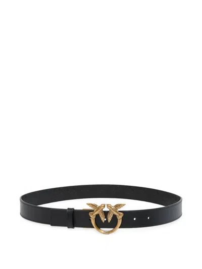 Pinko Leather Belt In Black