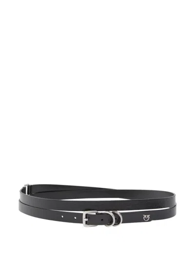 Pinko Leather Belt In Black