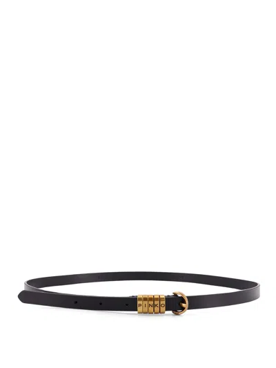 Pinko Leather Belt In Black