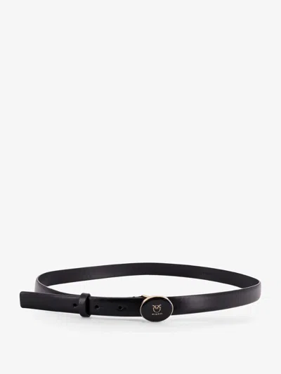 Pinko Love Birds Belt In Black