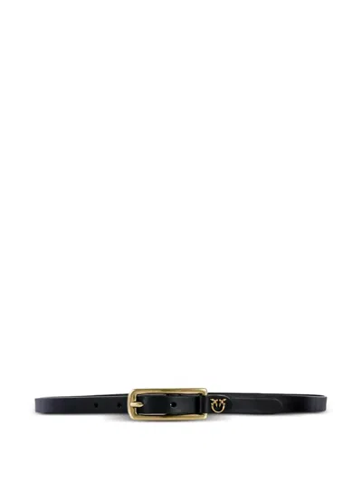 Pinko Leather Belt In Blue