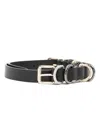Pinko Leather Belt In Black