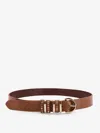 Pinko Adjustable Belts Multiple Loops Smooth Studs In Brown
