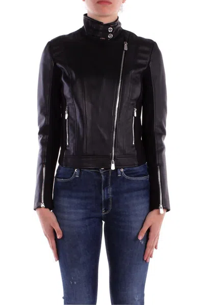 Pinko Leather Biker Jacket