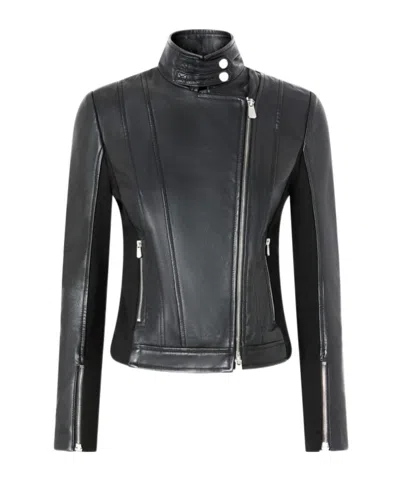 PINKO PINKO LEATHER BIKER JACKET