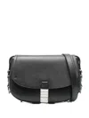 Pinko Saddle Mini Crossbody Bag In Black
