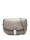 Pinko Leather Cross Body Bag In Brown