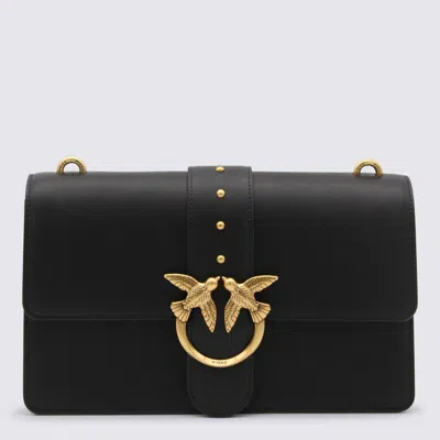 Pinko Leather Love One Crossbody Bag