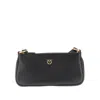 Pinko Leather Mini Baguette Bag In Black