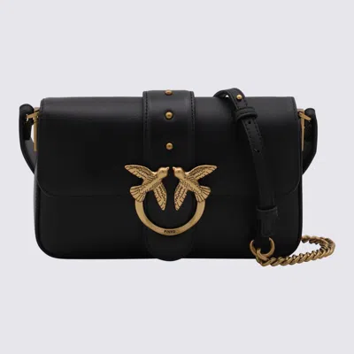 Pinko Leather Mini Love Shoulder Bag