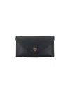 Pinko Black Calf Leather Bos Taurus Shoulder Bag In Black