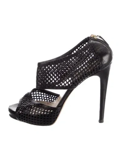 Pre-owned Pinko Leather Pumps In Black