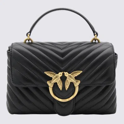 PINKO PINKO LEATHER SHOULDER BAG