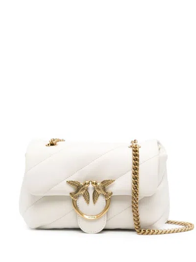 PINKO PINKO LEATHER SHOULDER BAG