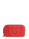 Pinko Carrie Camera Case Shoulder Bag In Red