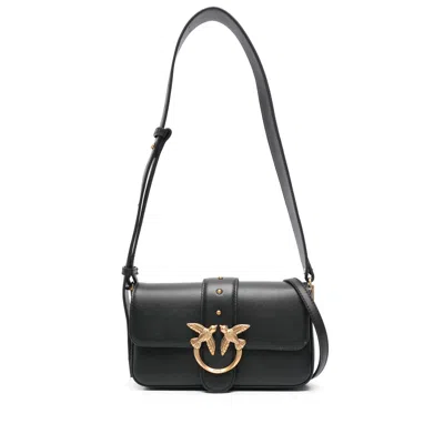 PINKO LEATHER SHOULDER BAGS