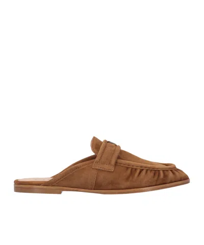 PINKO PINKO LOGO PLAQUE SLIP-ON SLIPPERS