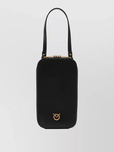 Pinko Leather Smartphone Case Love Birds Logo