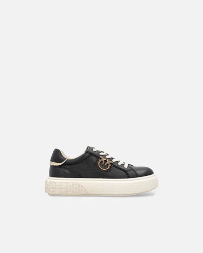PINKO BASKETS PLATES COMPENSÉES AVEC LOGO EN MÉTAL
