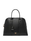 Pinko Bowling Bag Escape Maxi In Leather In Black