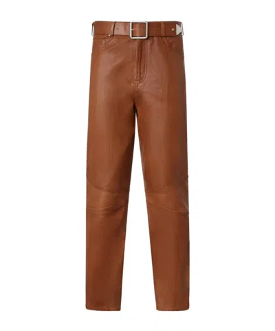 PINKO LEATHER TROUSERS