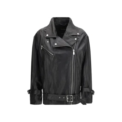 PINKO PINKO LEATHER WOMEN'S JACKET