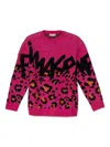 Pinko Leopard-pattern Jumper In Pink