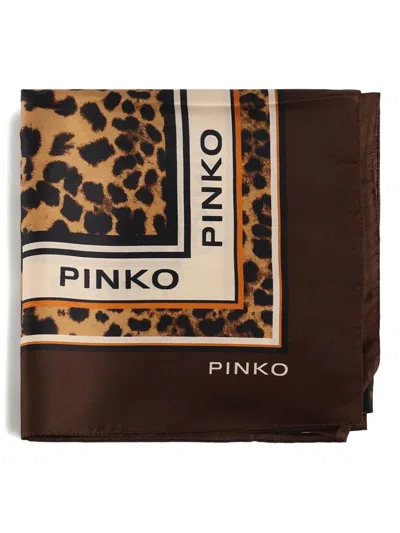 PINKO 豹纹围巾
