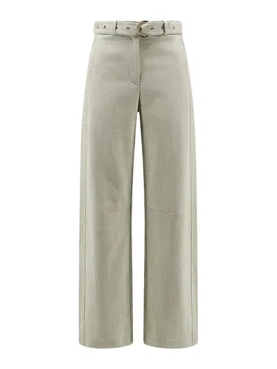 Pinko Lexy Trousers In Viscose Blend In Blue
